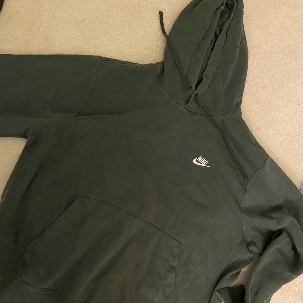 Green Nike Hoodie Sweatshirt